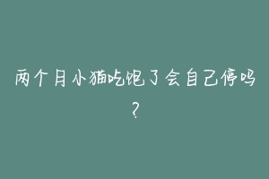 两个月小猫吃饱了会自己停吗?